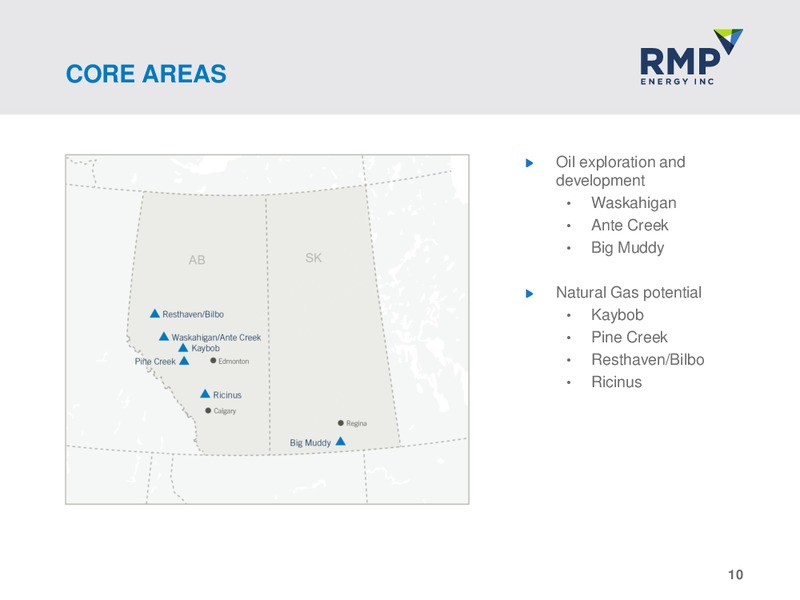 NOVEMBER 2011 CORPORATE PRESENTATION – Rmp Energy Inc. – slide 9