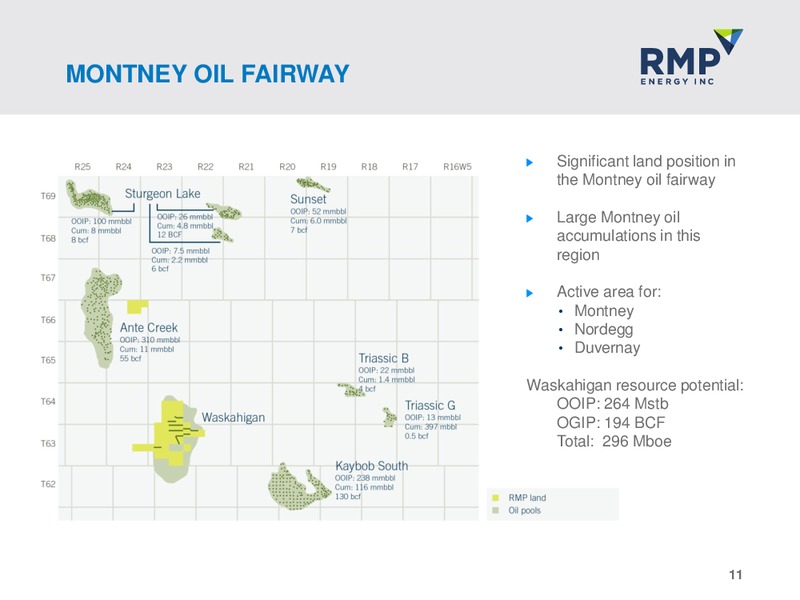 NOVEMBER 2011 CORPORATE PRESENTATION – Rmp Energy Inc. – slide 10