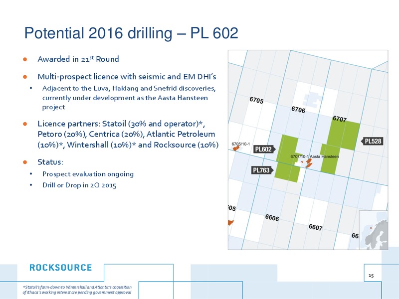 Company Update – Rocksource – slide 14
