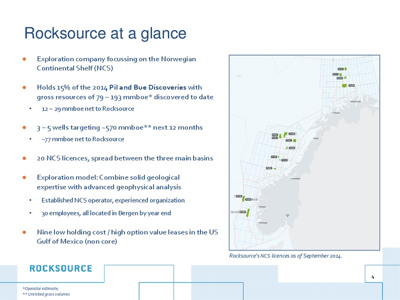 Company Update – Rocksource – slide 3