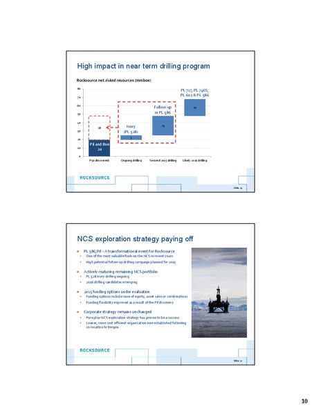 THIRD QUARTER 2014 – Rocksource – slide 10