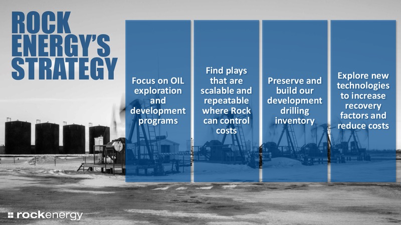 APRIL 2015 INVESTOR PRESENTATION – Rock Energy Inc. – slide 5