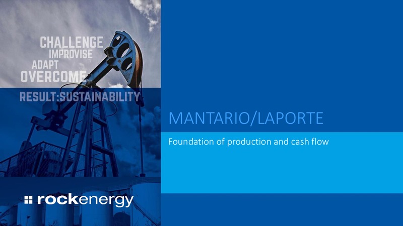 APRIL 2015 INVESTOR PRESENTATION – Rock Energy Inc. – slide 15
