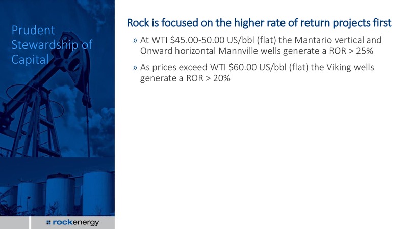 APRIL 2015 INVESTOR PRESENTATION – Rock Energy Inc. – slide 28