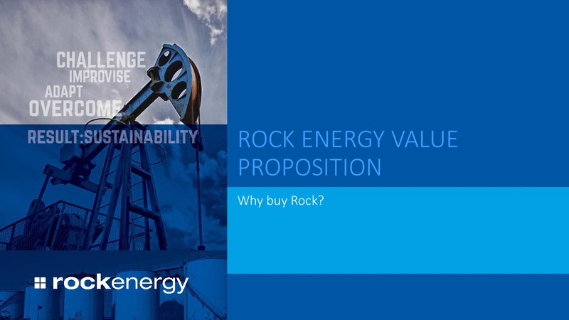 INVESTOR PRESENTATION – Rock Energy Inc. – slide 8
