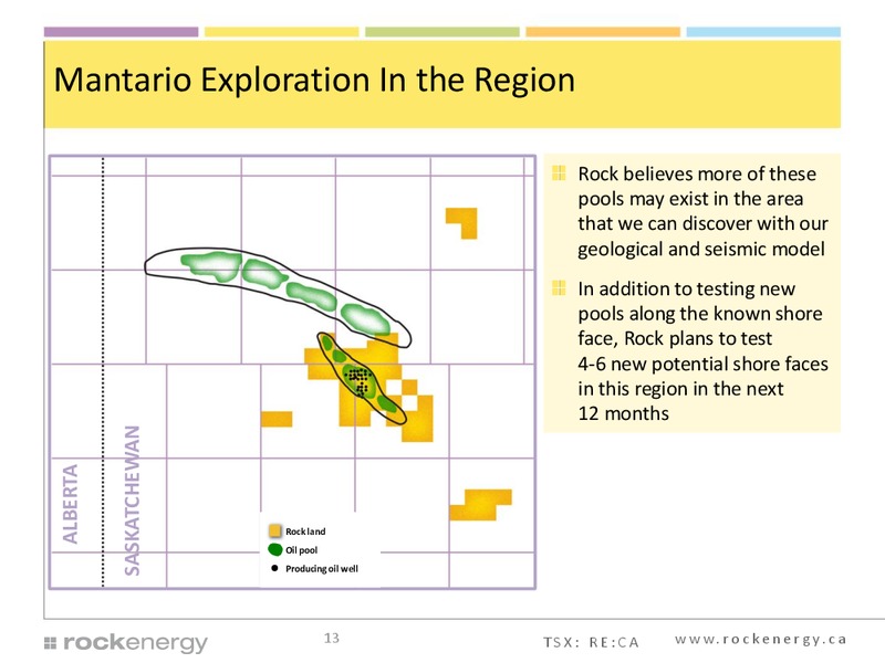 Corporate Presentation – Rock Energy Inc. – slide 12