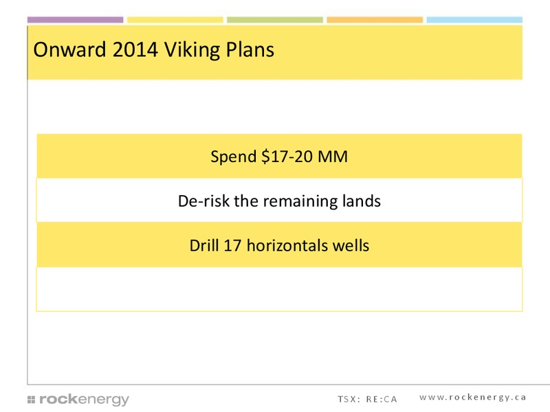 Investor Presentation – Rock Energy Inc. – slide 19