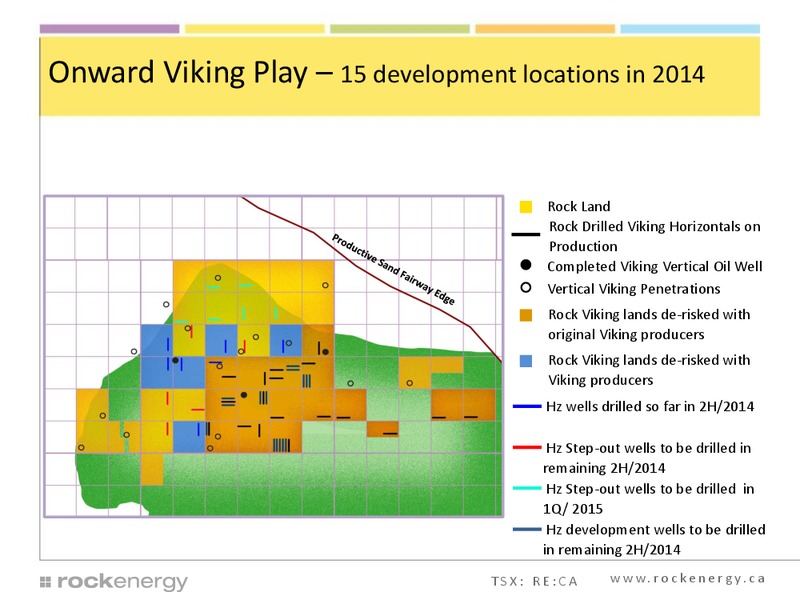 INVESTOR PRESENTATION – Rock Energy Inc. – slide 14