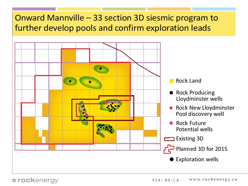 CORPORATE PRESENTATION – Rock Energy Inc. – slide 18