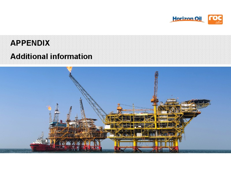 Merger Announcement – Roc Oil – slide 15
