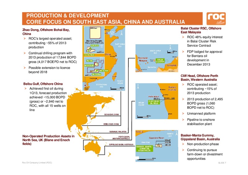 THE 9TH ANNUAL EXCELLENCE IN OIL GAS  ONFERENCE – Roc Oil – slide 7