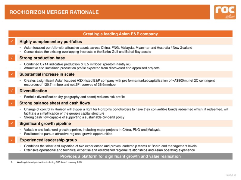 Macquarie Australia Conference – Roc Oil – slide 11