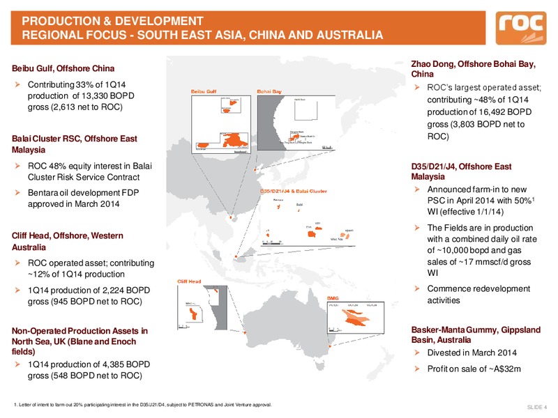 Company Update – Roc Oil – slide 3