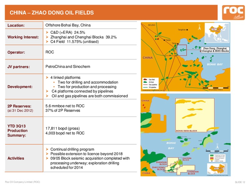 Citi Australian and New Zealand Investment Conference – Roc Oil – slide 11