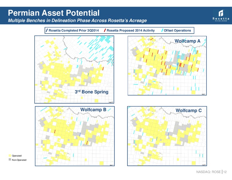 August 2014 Investor Presentation – Rosetta Resources, Inc. – slide 11