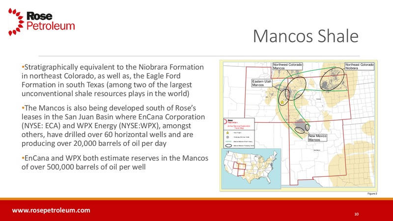 INVESTOR PRESENTATION – Rose Petroleum – slide 9