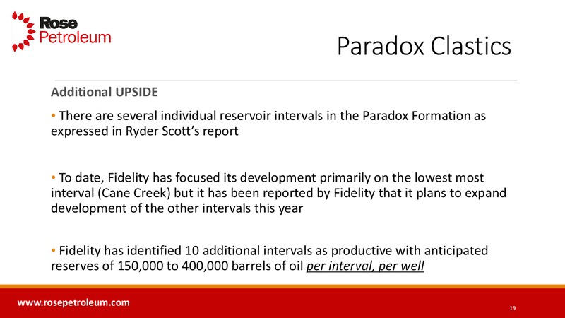 ENERCOM'S THE LONDON OIL & GAS CONFERENCE 6 – Rose Petroleum – slide 18