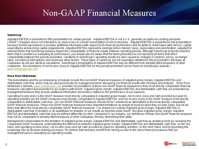 JANUARY 2013 INVESTOR PRESENTATION – Rose Rock Midstream, L.P. – slide 2