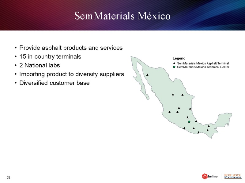 JANUARY 2013 INVESTOR PRESENTATION – Rose Rock Midstream, L.P. – slide 27