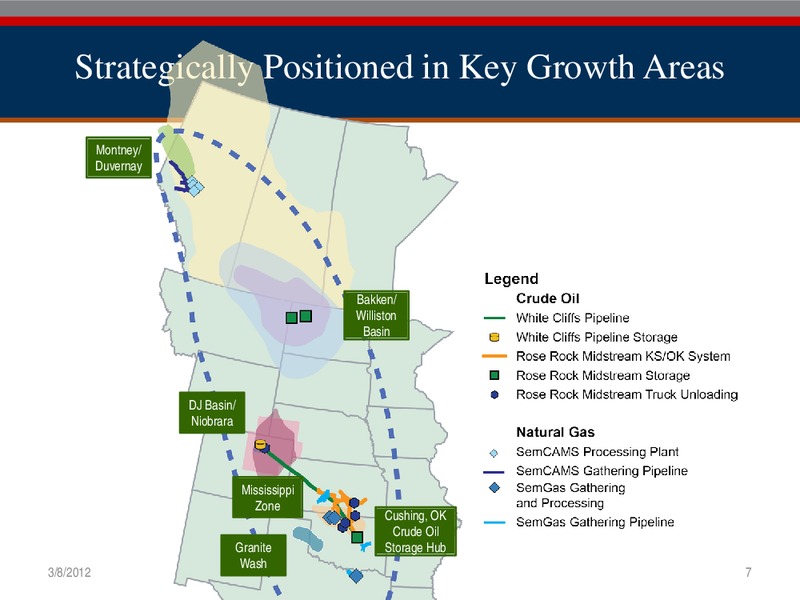 MORGAN STANLEY MLP AND DIVERSIFIED NATURAL GAS CORPORATE ACCESS EVENT – Rose Rock Midstream, L.P. – slide 6