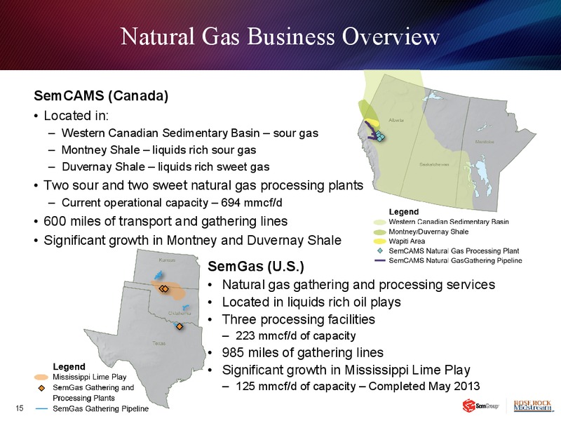 INVESTOR PRESENTAITON – Rose Rock Midstream, L.P. – slide 14