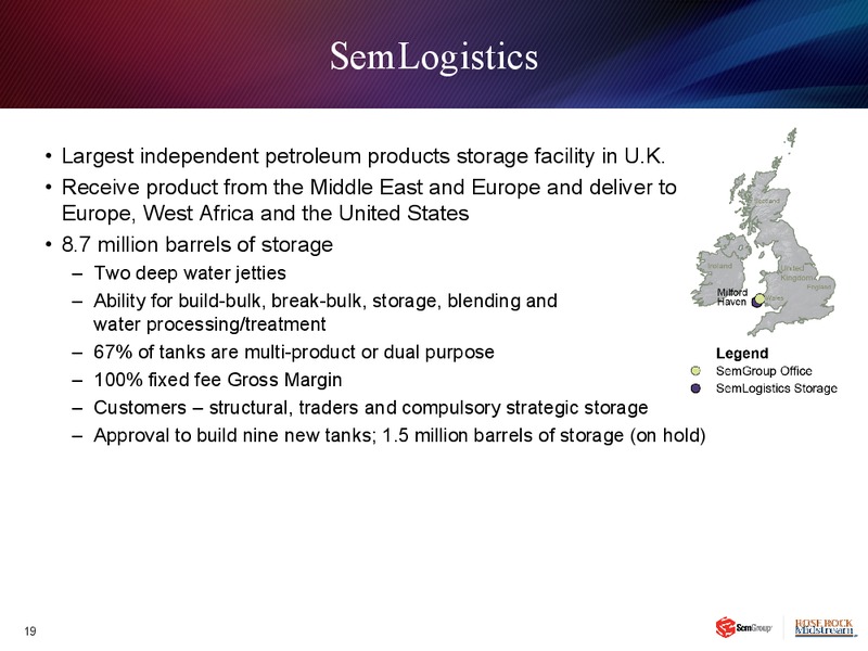 INVESTOR PRESENTAITON – Rose Rock Midstream, L.P. – slide 18