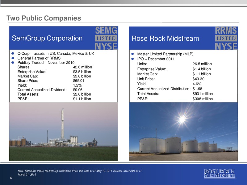 NAPTP MLP Conference – Rose Rock Midstream, L.P. – slide 3