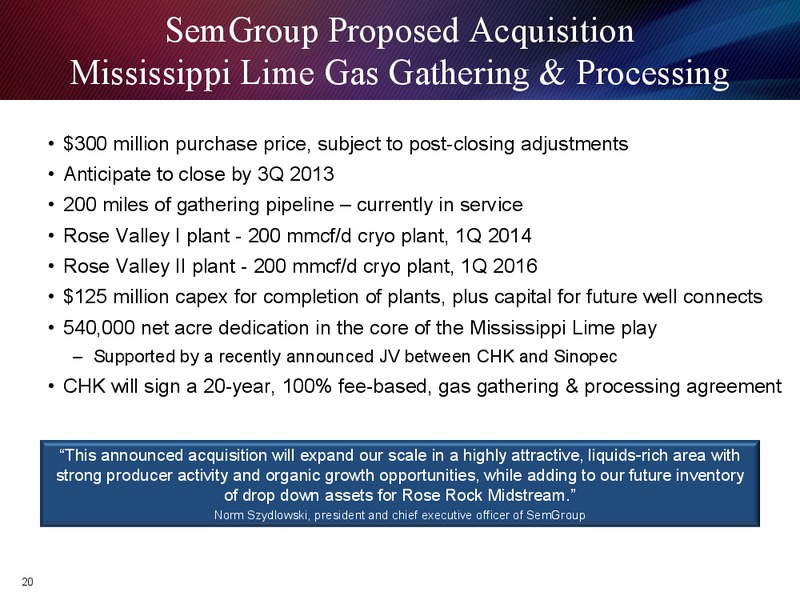 NAPTP MLP CONFERENCE – Rose Rock Midstream, L.P. – slide 19