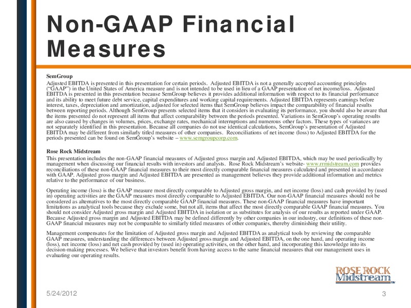 NAPTP MLP CONFERENCE – Rose Rock Midstream, L.P. – slide 2