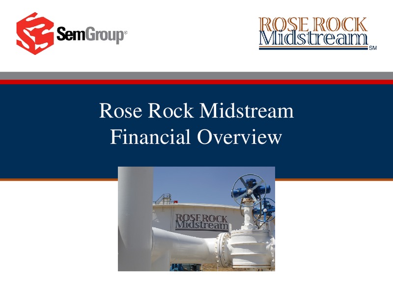 Q2 2012 RESULTS – Rose Rock Midstream, L.P. – slide 9