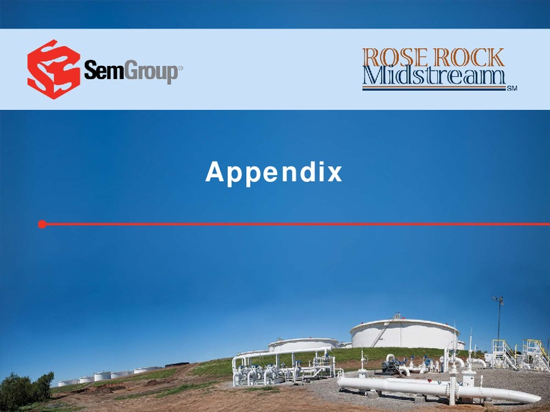 TUDOR PICKERING HOTTER N HELL ENERGY CONFERENCE – Rose Rock Midstream, L.P. – slide 15
