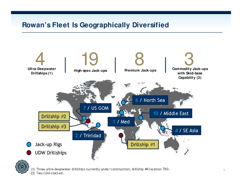 INVESTOR PRESENTATION – Rowan Companies plc – slide 5