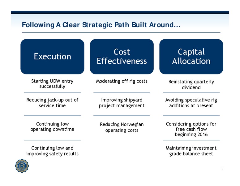 Credit Suisse Vail Energy Summit – Rowan Companies plc – slide 2
