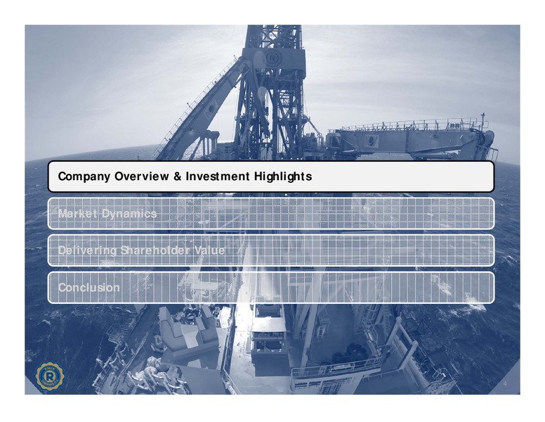 Investor Presentation – Rowan Companies plc – slide 3
