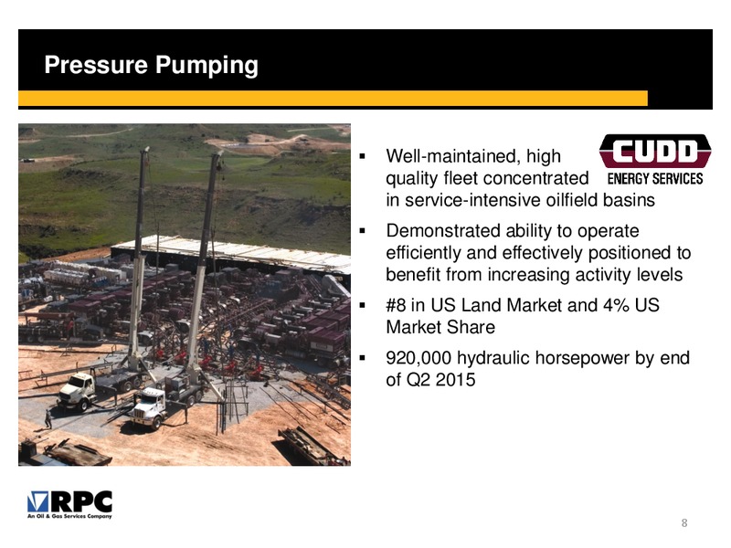 June 2015 Corporate Presentation – Rpc Inc. – slide 7