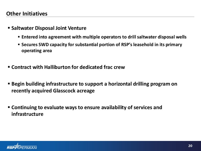 Q3 2014 EARNINGS CALL – RSP Permian Inc. – slide 19