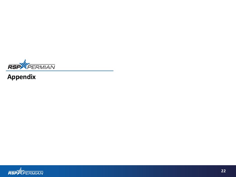 Q3 2014 EARNINGS CALL – RSP Permian Inc. – slide 21