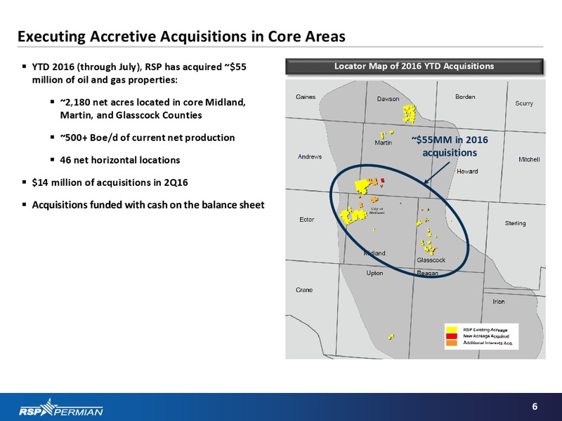 Q2 2016 Results – RSP Permian Inc. – slide 5
