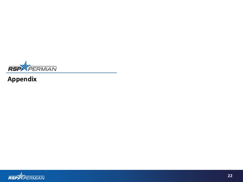 Q3 2016 Results – RSP Permian Inc. – slide 21