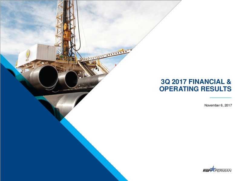 Q3 2017 Presentation – RSP Permian Inc. – slide 1