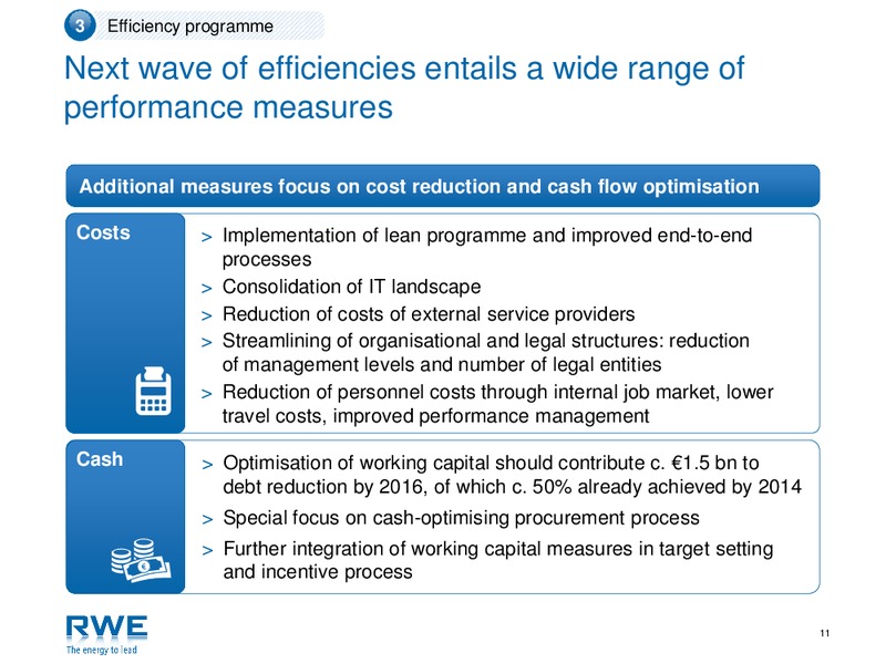 Investor Presentation – RWE DEA – slide 10