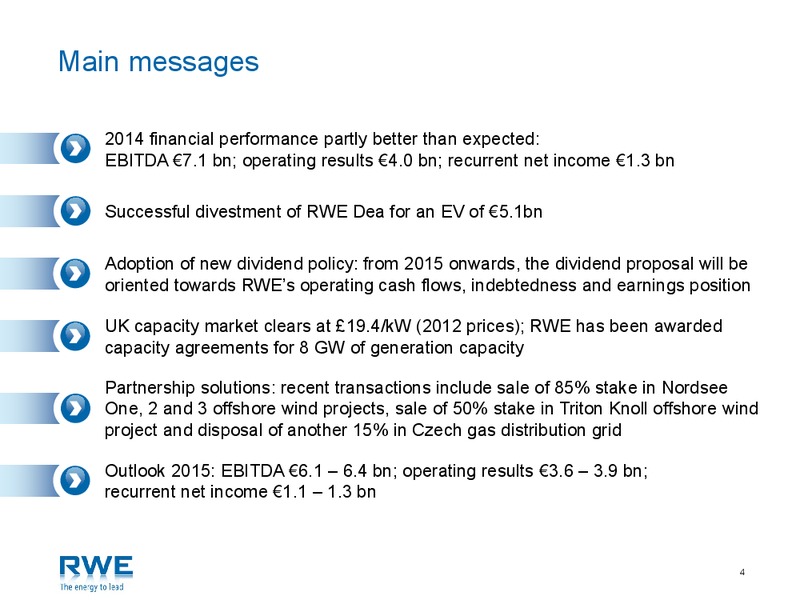 APRIL 2015 INVESTOR PRESENTATION – RWE DEA – slide 3