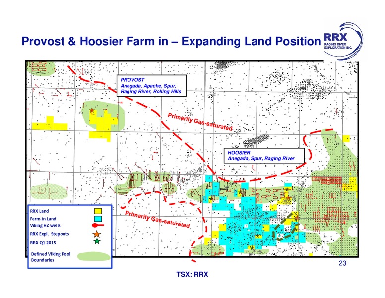 August 2015 Investor Presentation – Raging River Exploration Inc. – slide 23