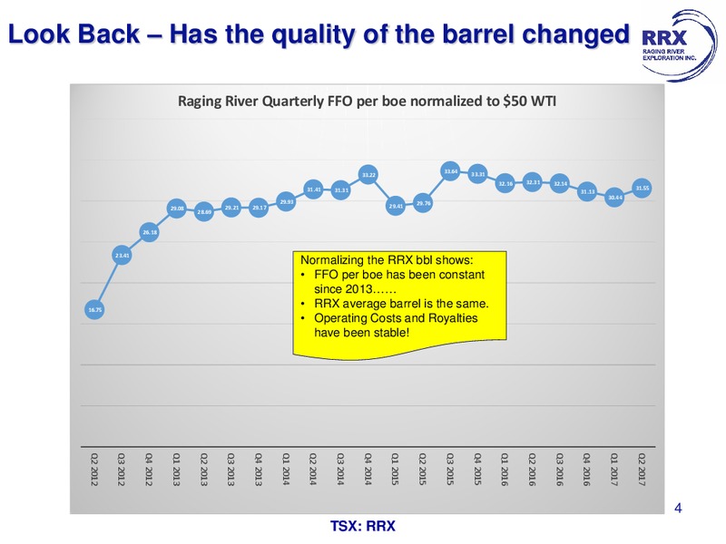 September 2017 Corporate Presentation – Raging River Exploration Inc. – slide 4