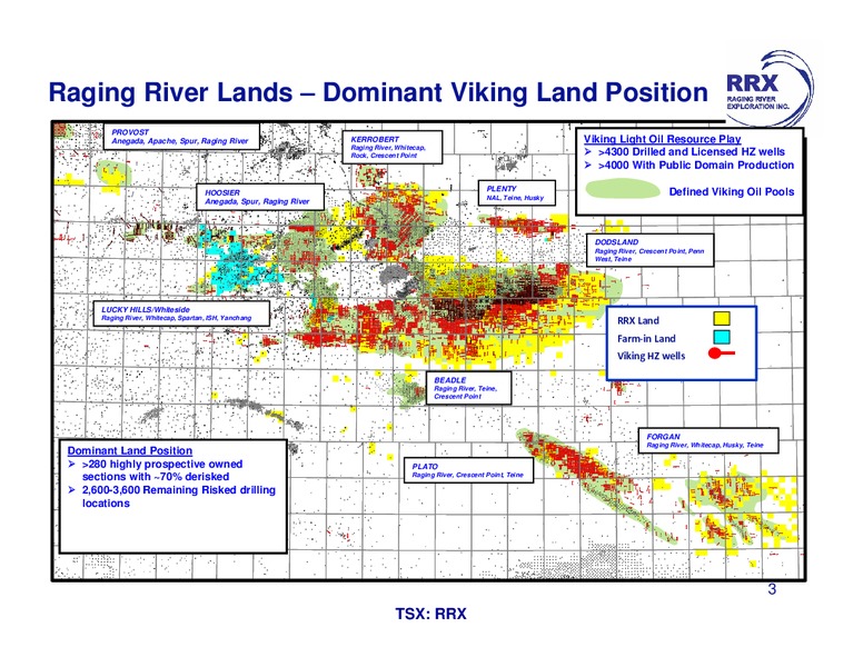November 2015 Investor Presentation – Raging River Exploration Inc. – slide 3