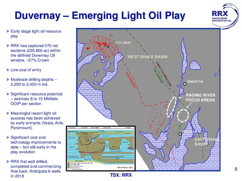 November Corporate Presentation – Raging River Exploration Inc. – slide 8