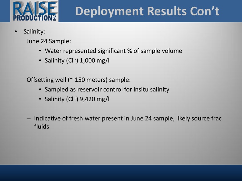 Annual General Meeting – Raise Production Inc. – slide 6