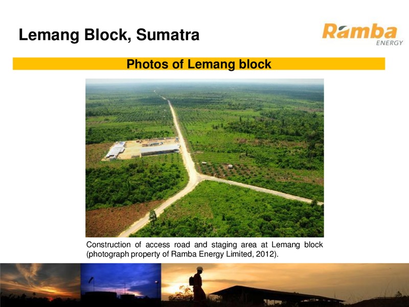April 2014 Annual General Shareholders Meeting – Ramba Energy Limited – slide 28