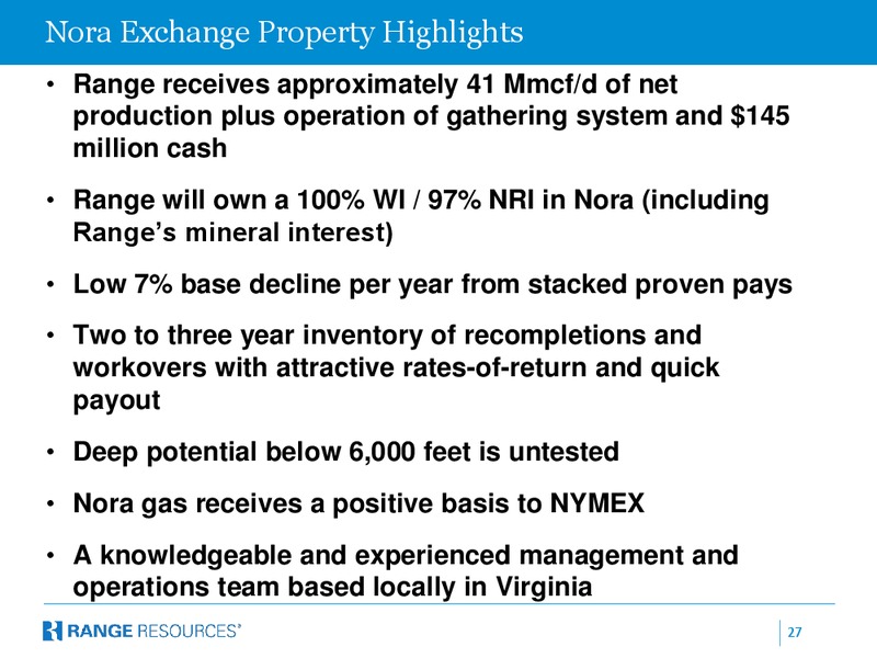ISI Bermuda Energy Conference – Range Resources Corp – slide 26