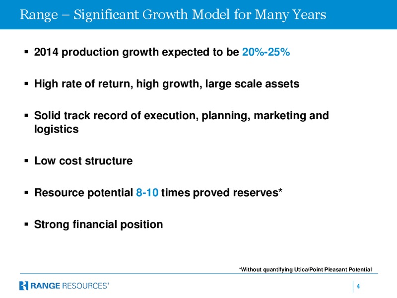 Citi Global Energy and Utilities Conference – Range Resources Corp – slide 3
